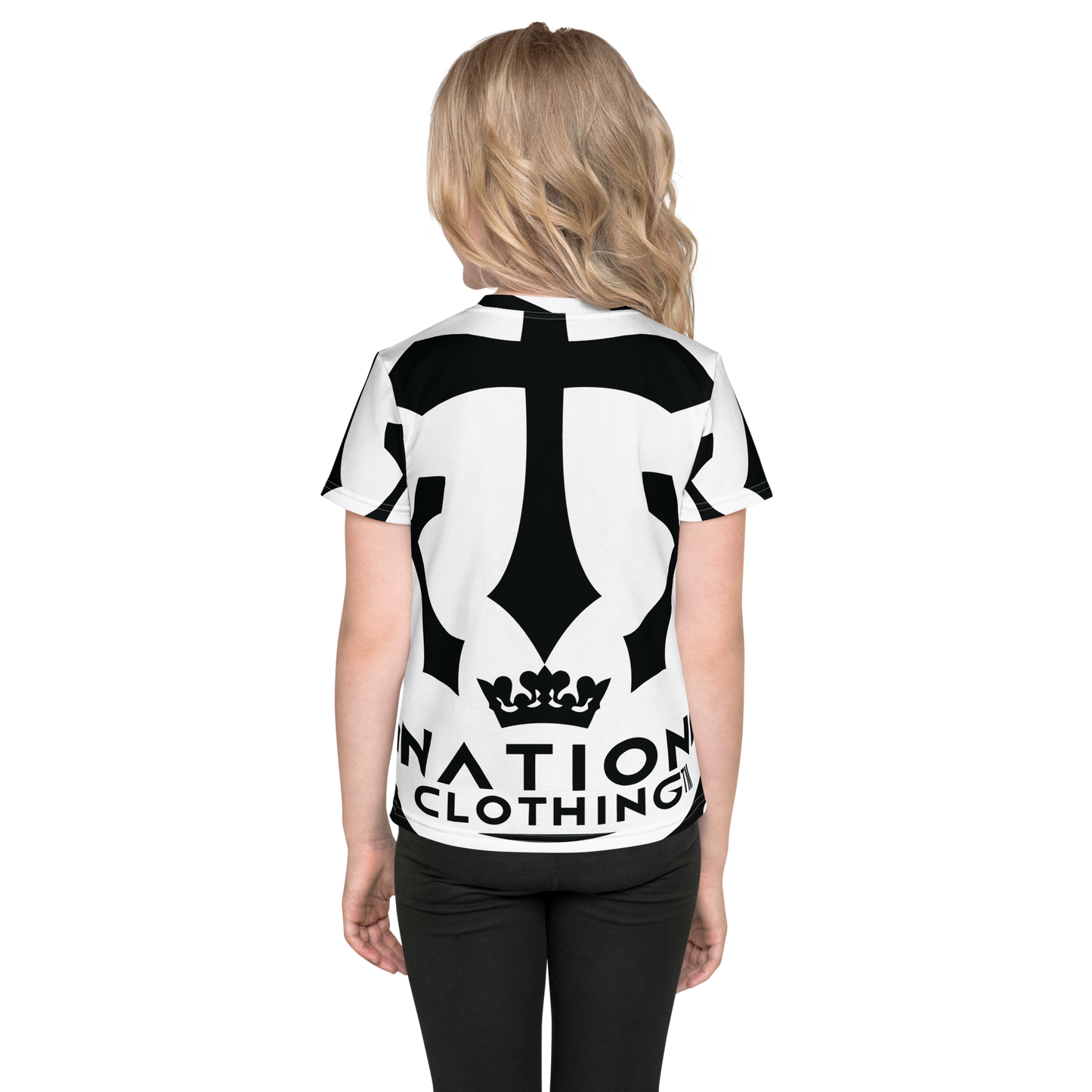 KT Nation Godly Blessed Kids crew neck t-shirt