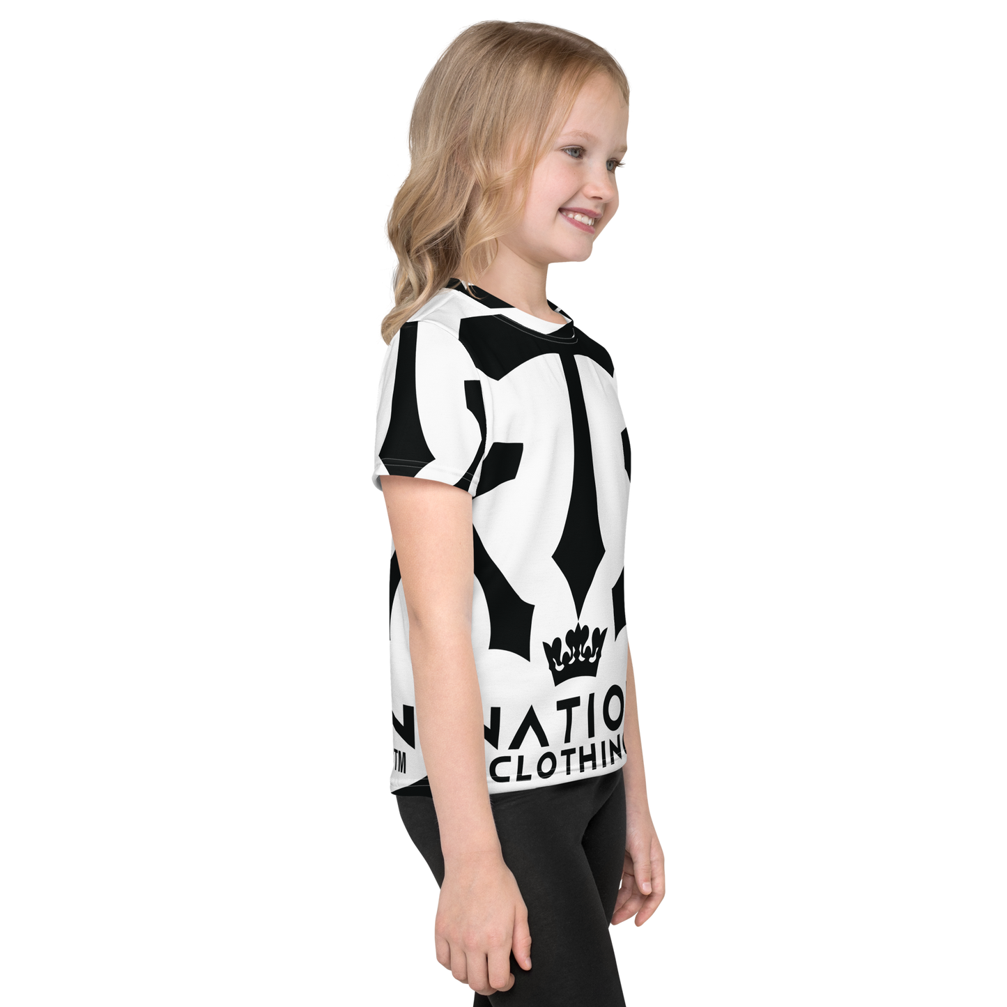 KT Nation Godly Blessed Kids crew neck t-shirt