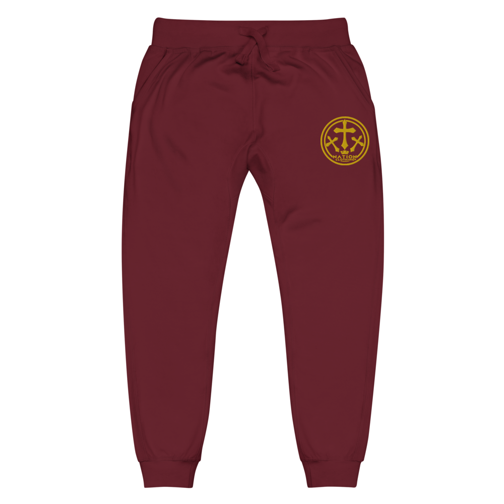 KT Nation Royal Unisex fleece sweatpants