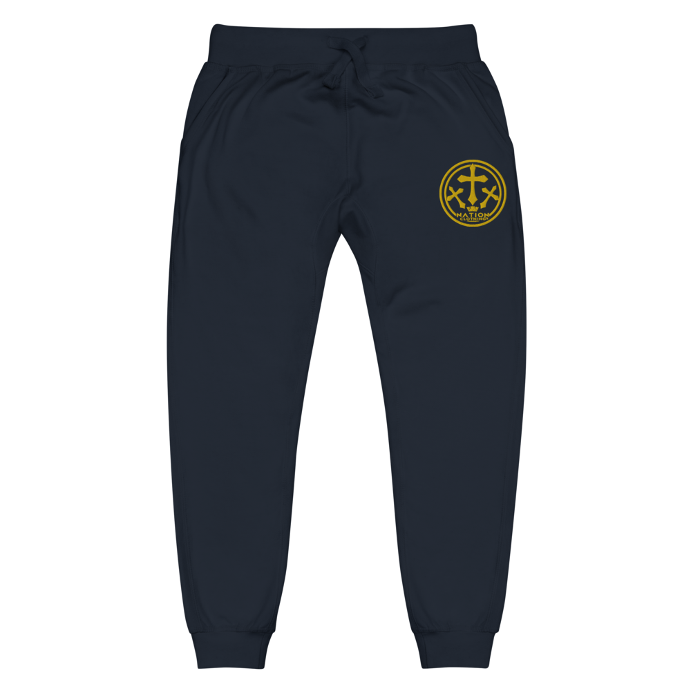 KT Nation Royal Unisex fleece sweatpants