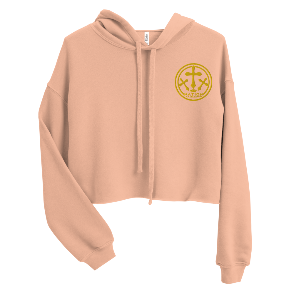 KT Nation Royal Crop Hoodie