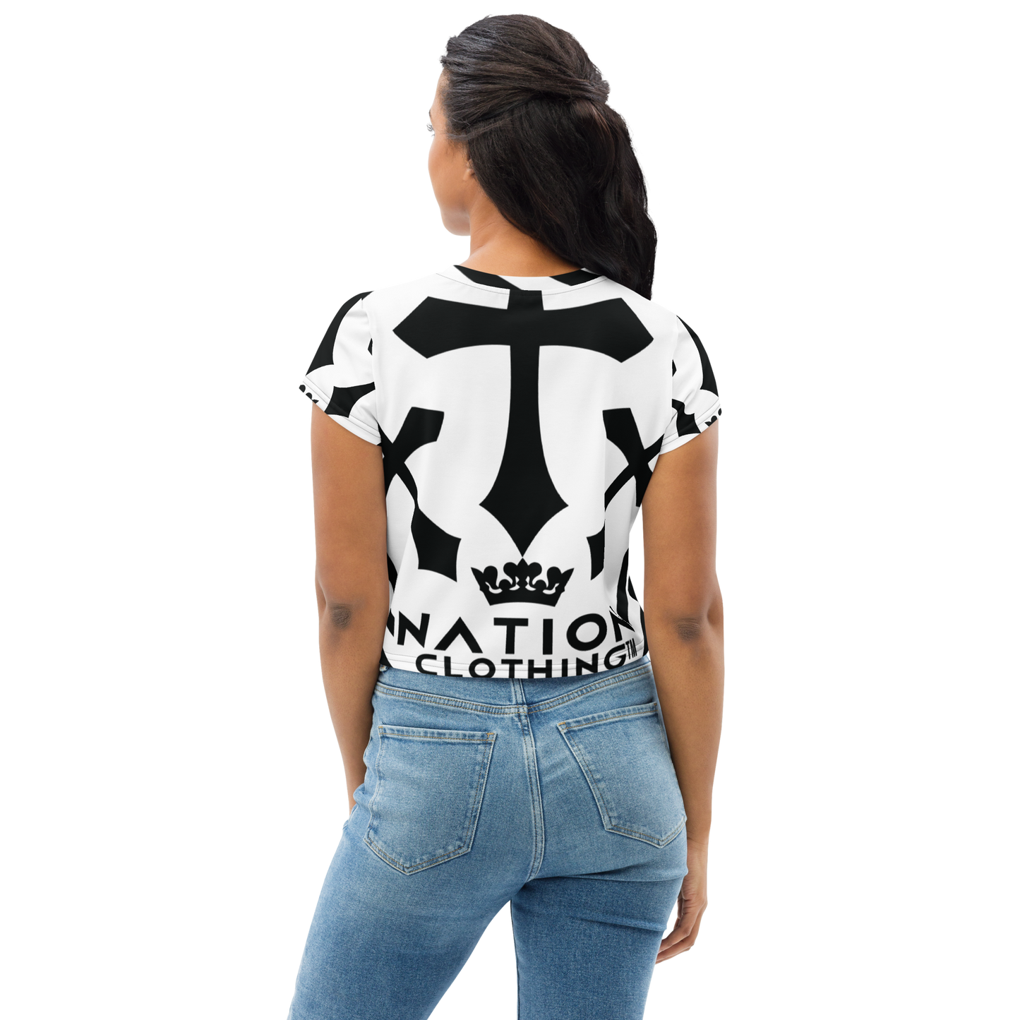 KT Nation Triple Blessed Women’s Crop Tee