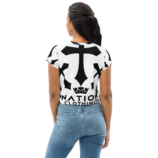 KT Nation Triple Blessed Women’s Crop Tee