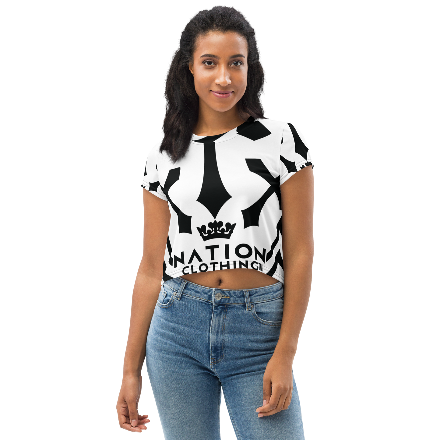 KT Nation Triple Blessed Women’s Crop Tee