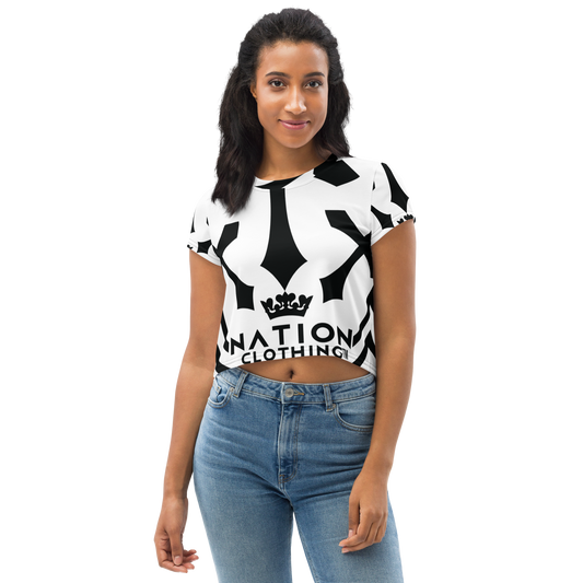 KT Nation Triple Blessed Women’s Crop Tee