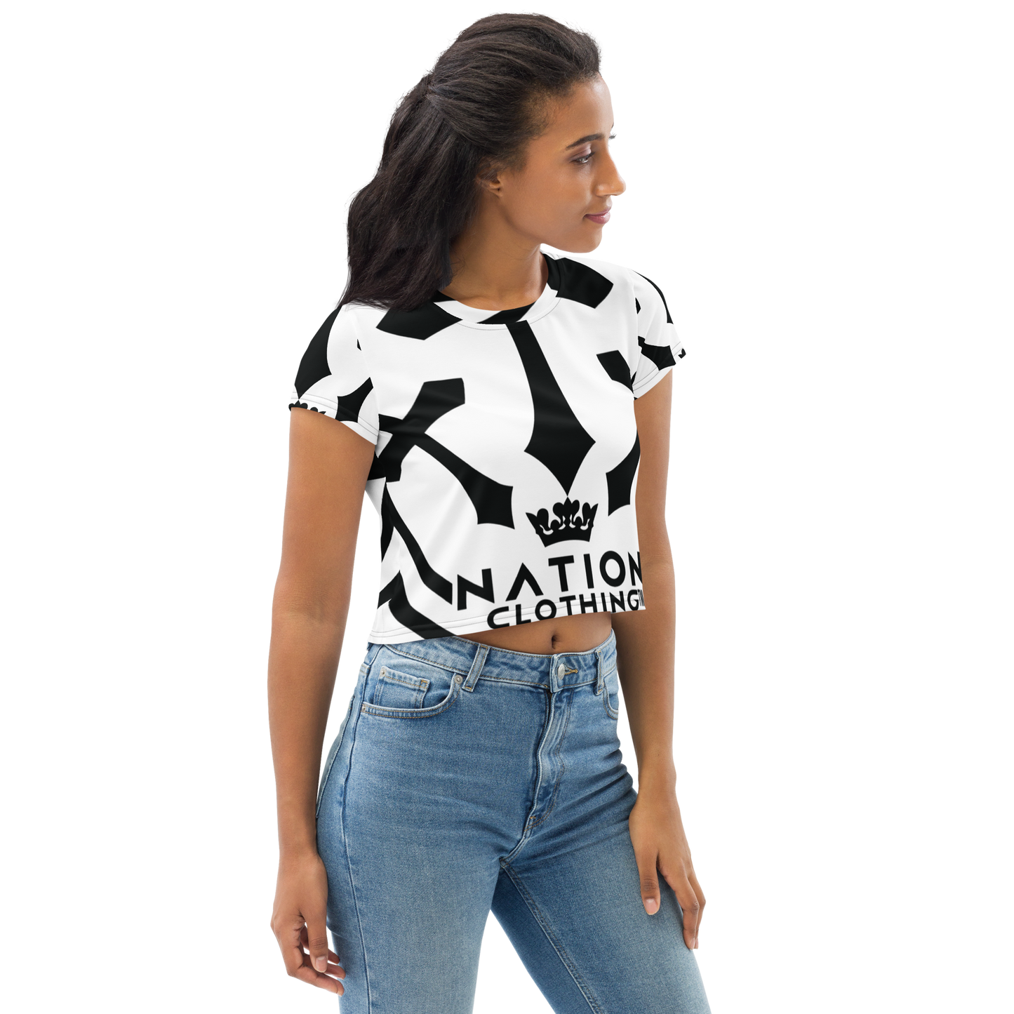 KT Nation Triple Blessed Women’s Crop Tee