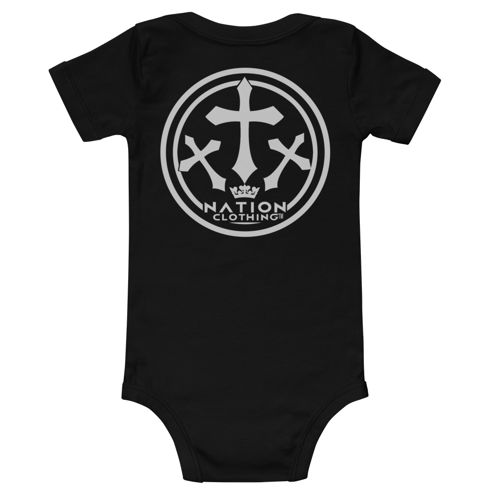 KT Nation Blessed Baby short sleeve one piece (logo on back)