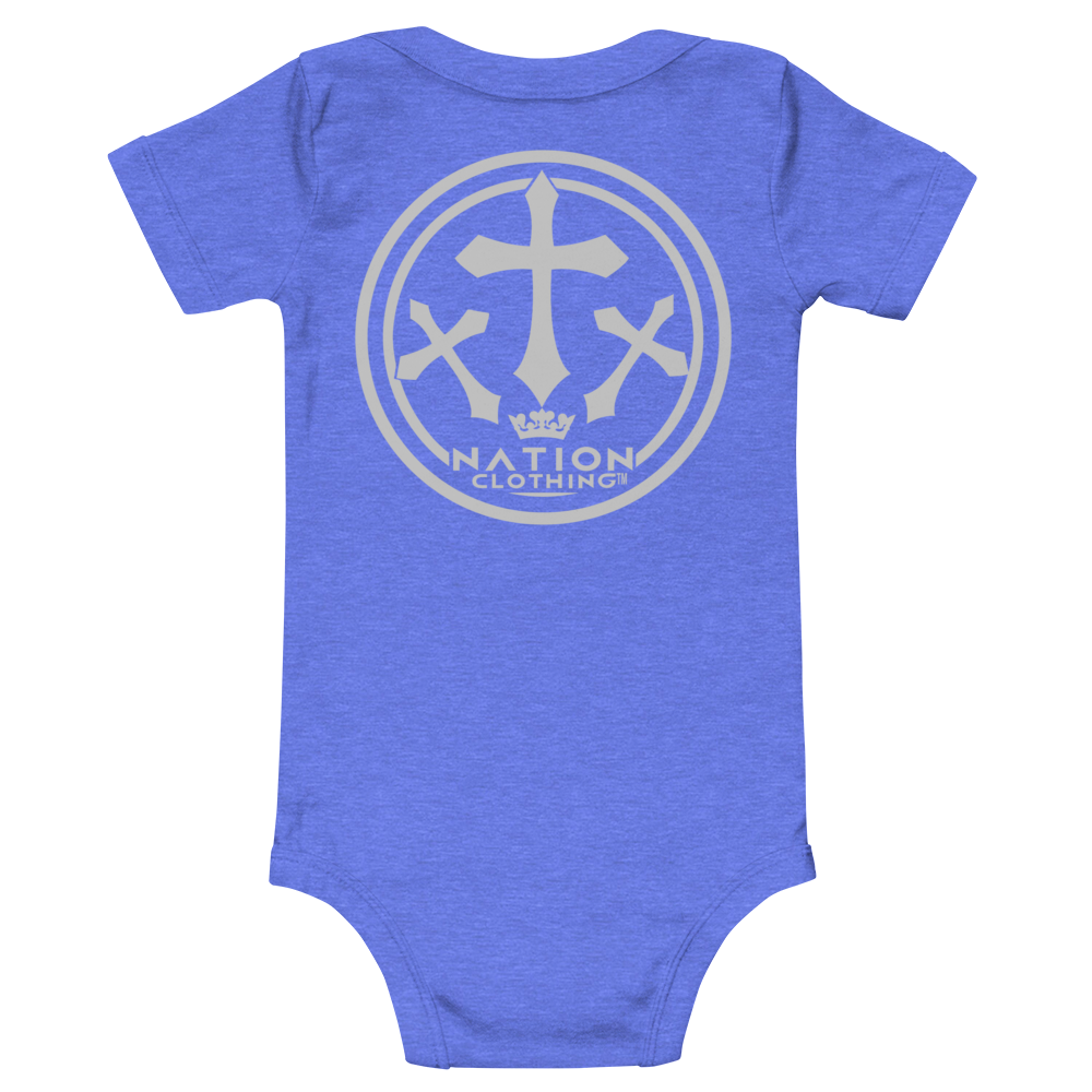 KT Nation Blessed Baby short sleeve one piece (logo on back)