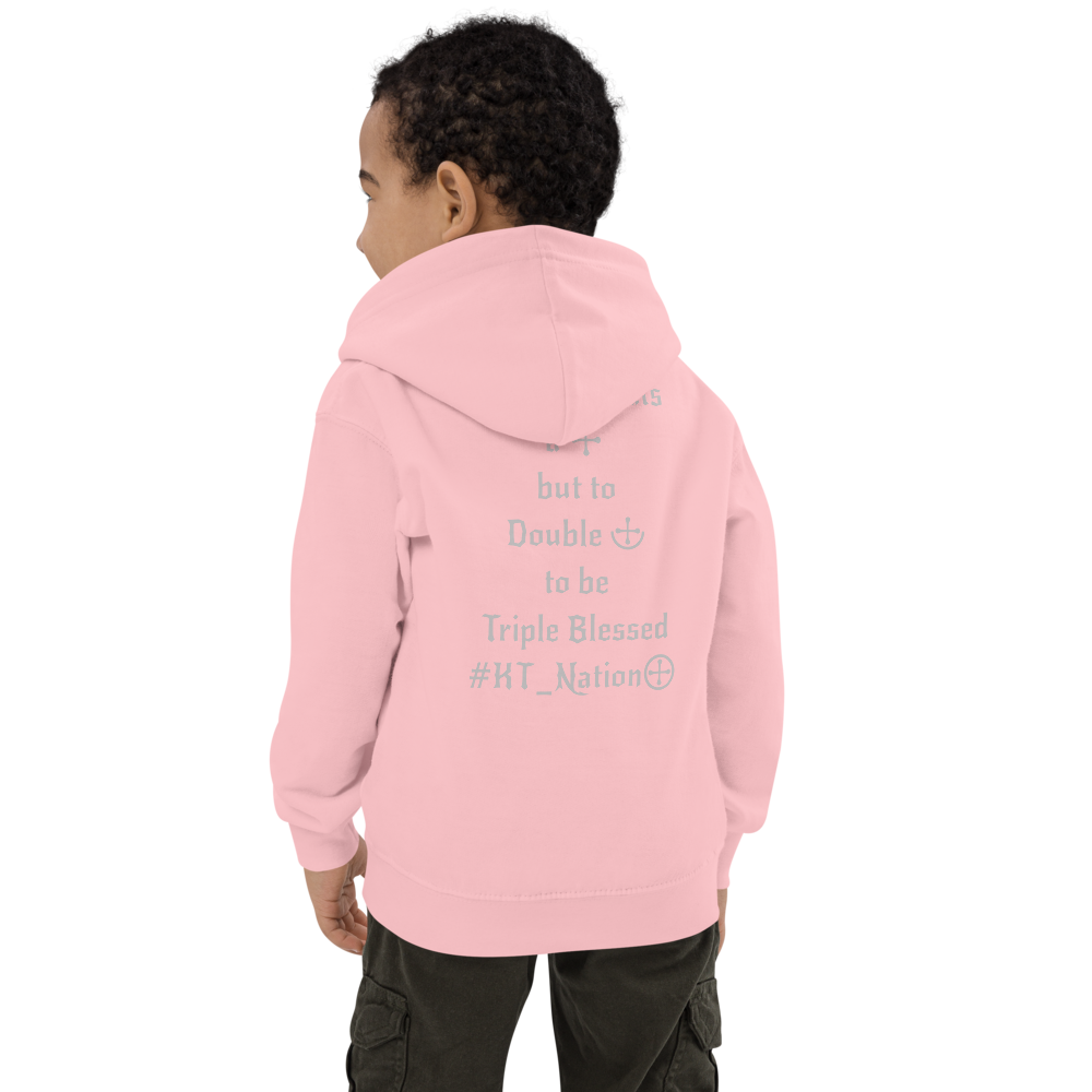 KT Nation Blessed unisex Kids Hoodie (motto on back)