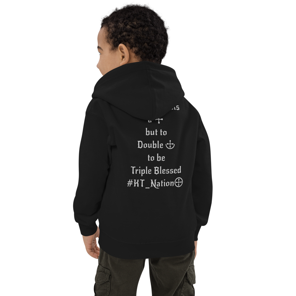 KT Nation Blessed unisex Kids Hoodie (motto on back)