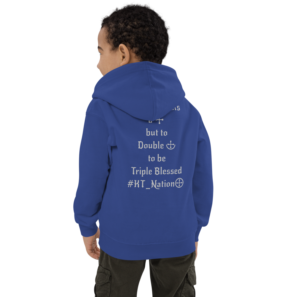 KT Nation Blessed unisex Kids Hoodie (motto on back)