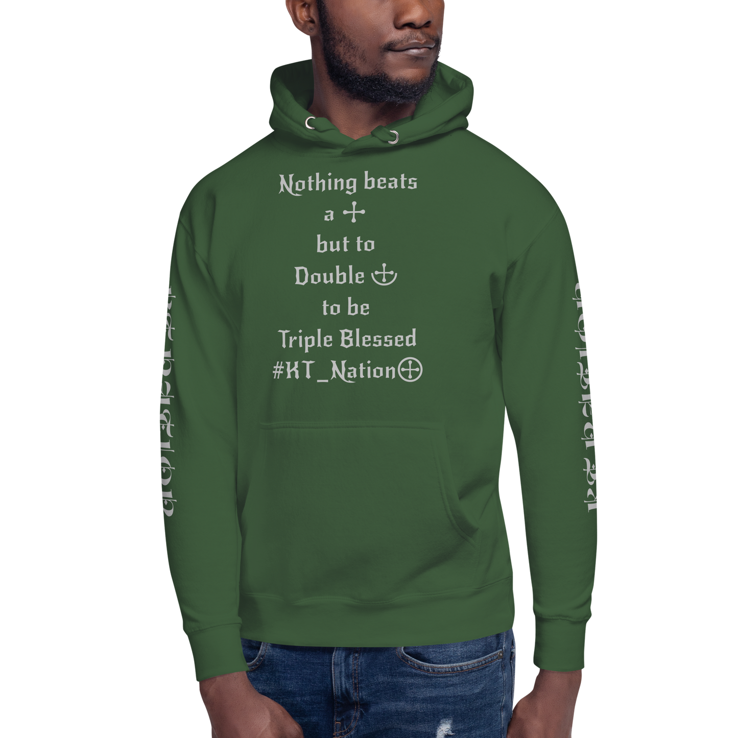 KT Nation Blessed Unisex Hoodie (logo on back)