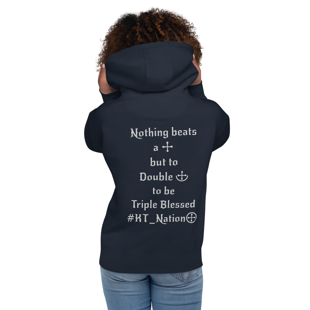 KT Nation Blessed Unisex Hoodie (with motto on back)