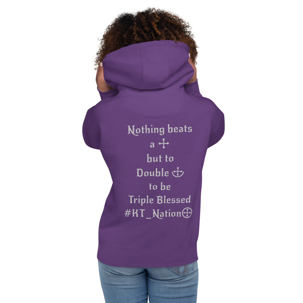 KT Nation Blessed Unisex Hoodie (with motto on back)