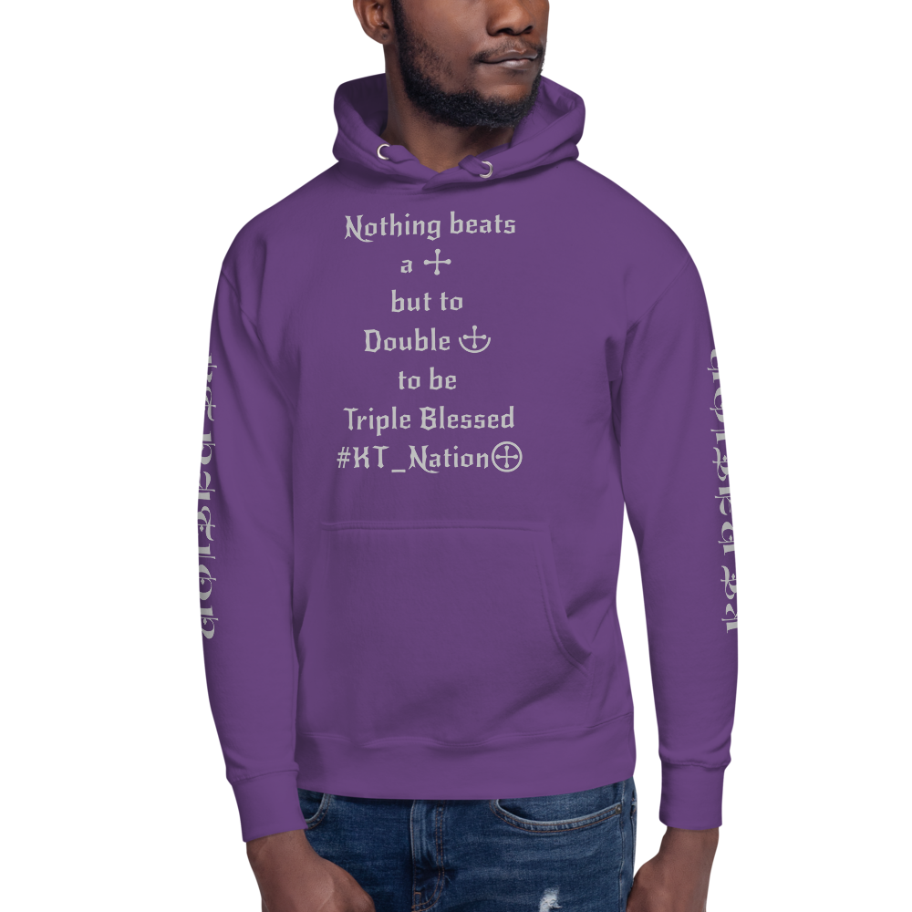 KT Nation Blessed Unisex Hoodie (logo on back)