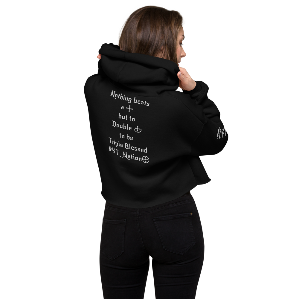 KT Nation Blessed Crop Hoodie