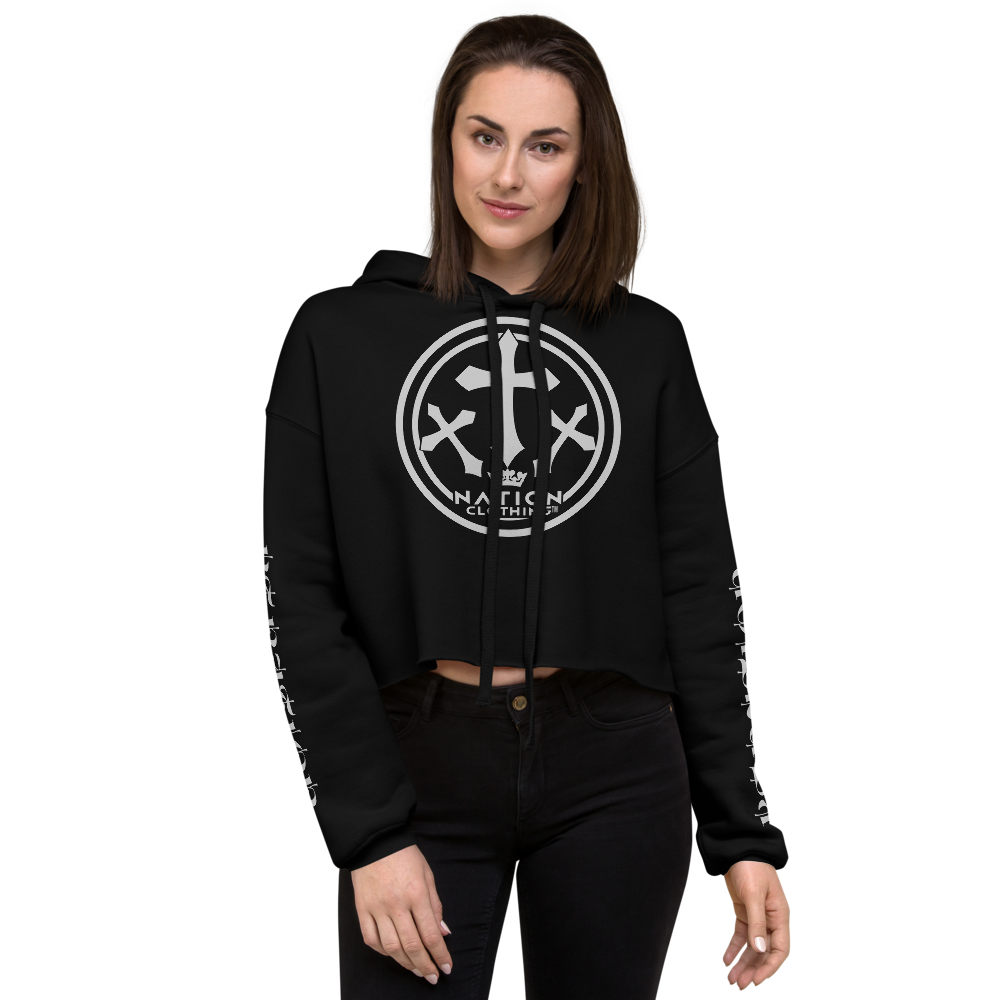 KT Nation Blessed Crop Hoodie