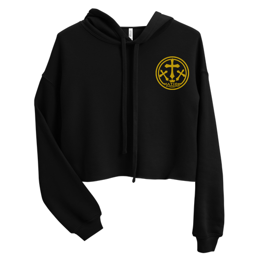 KT Nation Royal Crop Hoodie