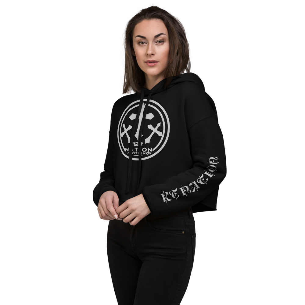 KT Nation Blessed Crop Hoodie