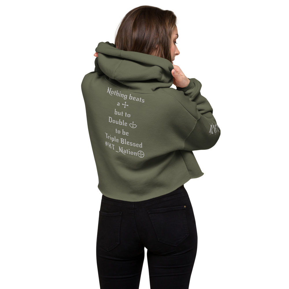 KT Nation Blessed Crop Hoodie