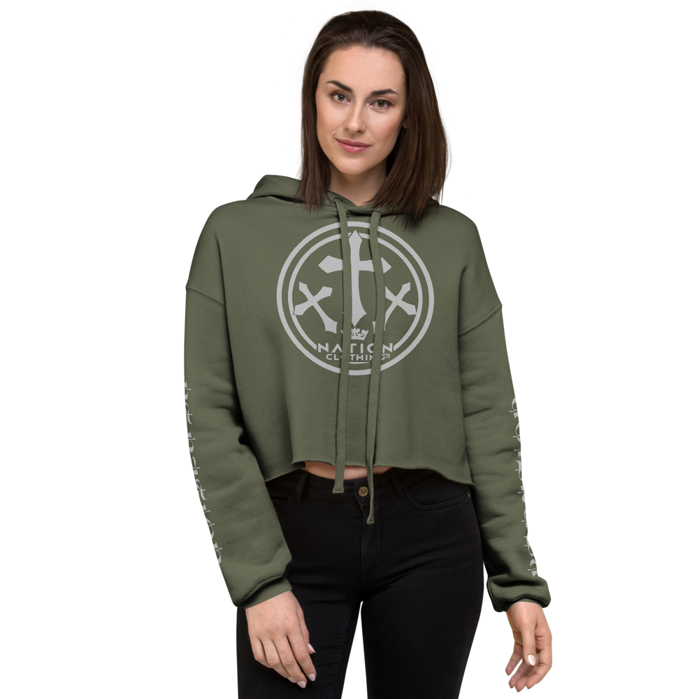 KT Nation Blessed Crop Hoodie