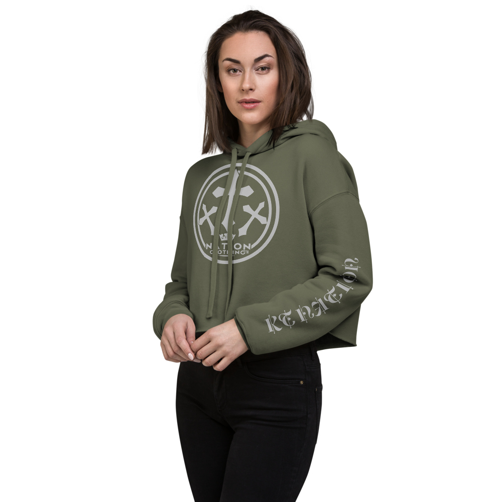 KT Nation Blessed Crop Hoodie