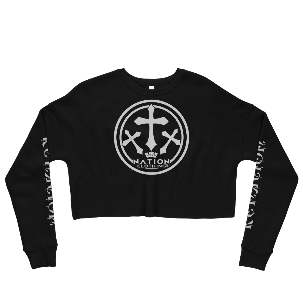 KT Nation Blessed Crop Sweatshirt (motto on back)