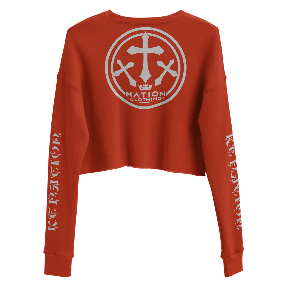 KT Nation Blessed Crop Sweatshirt (motto on back)