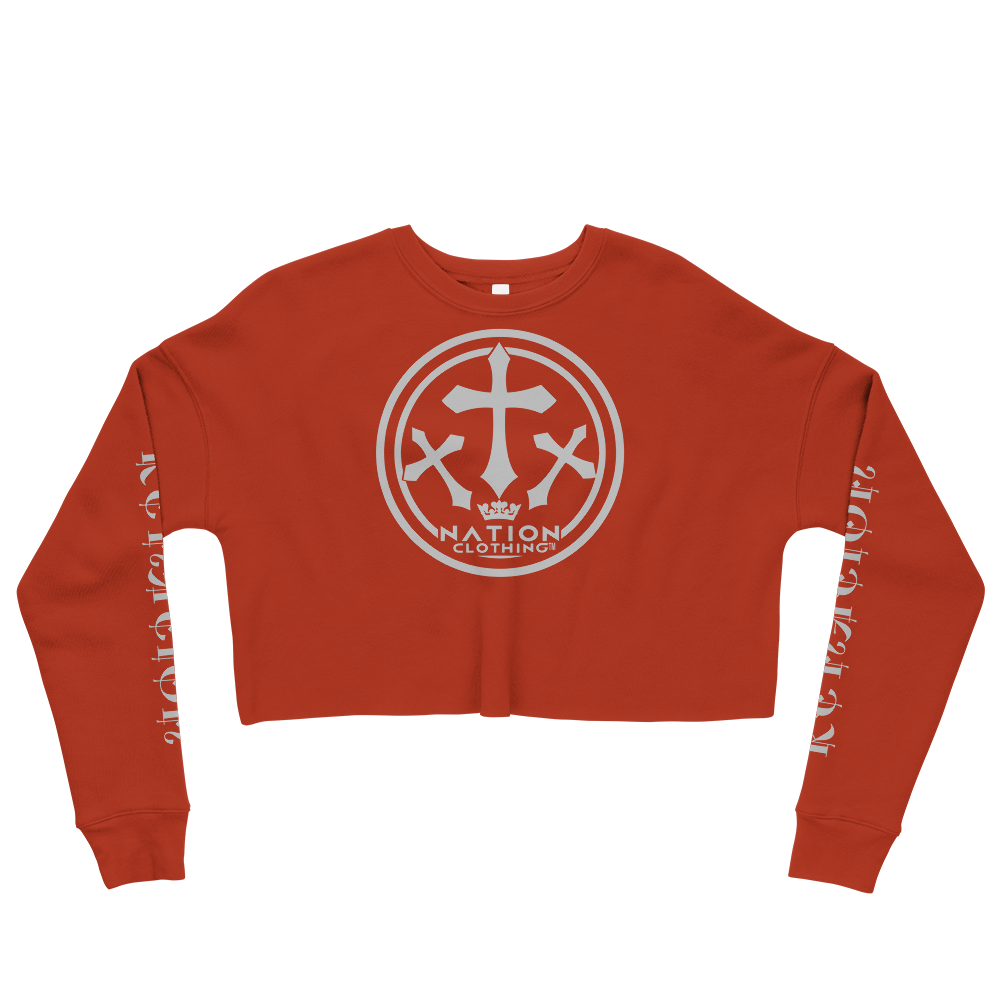 KT Nation Blessed Crop Sweatshirt (motto on back)